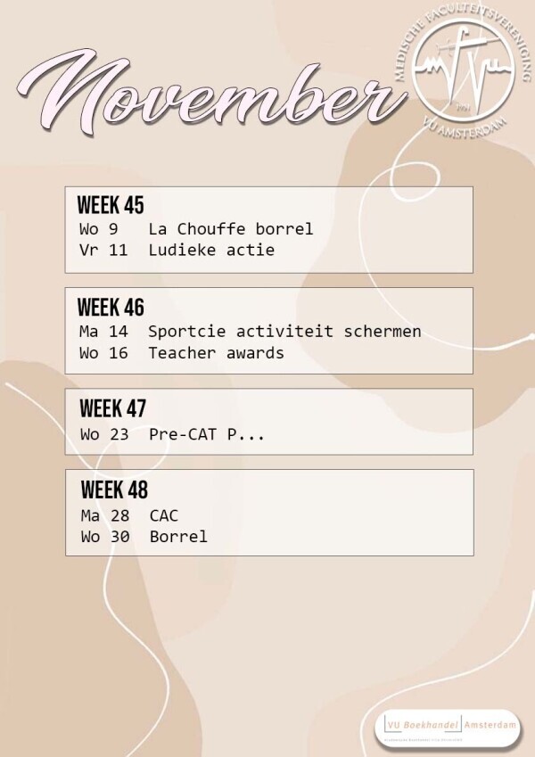 Activiteiten November