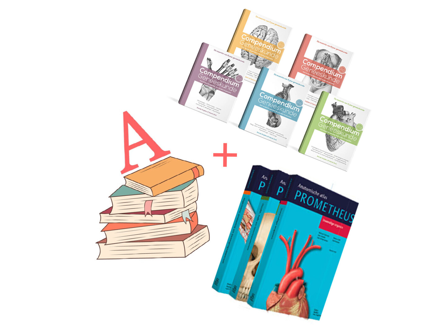 Boekenpakket A + Compendium + Prometheus 3-delig 